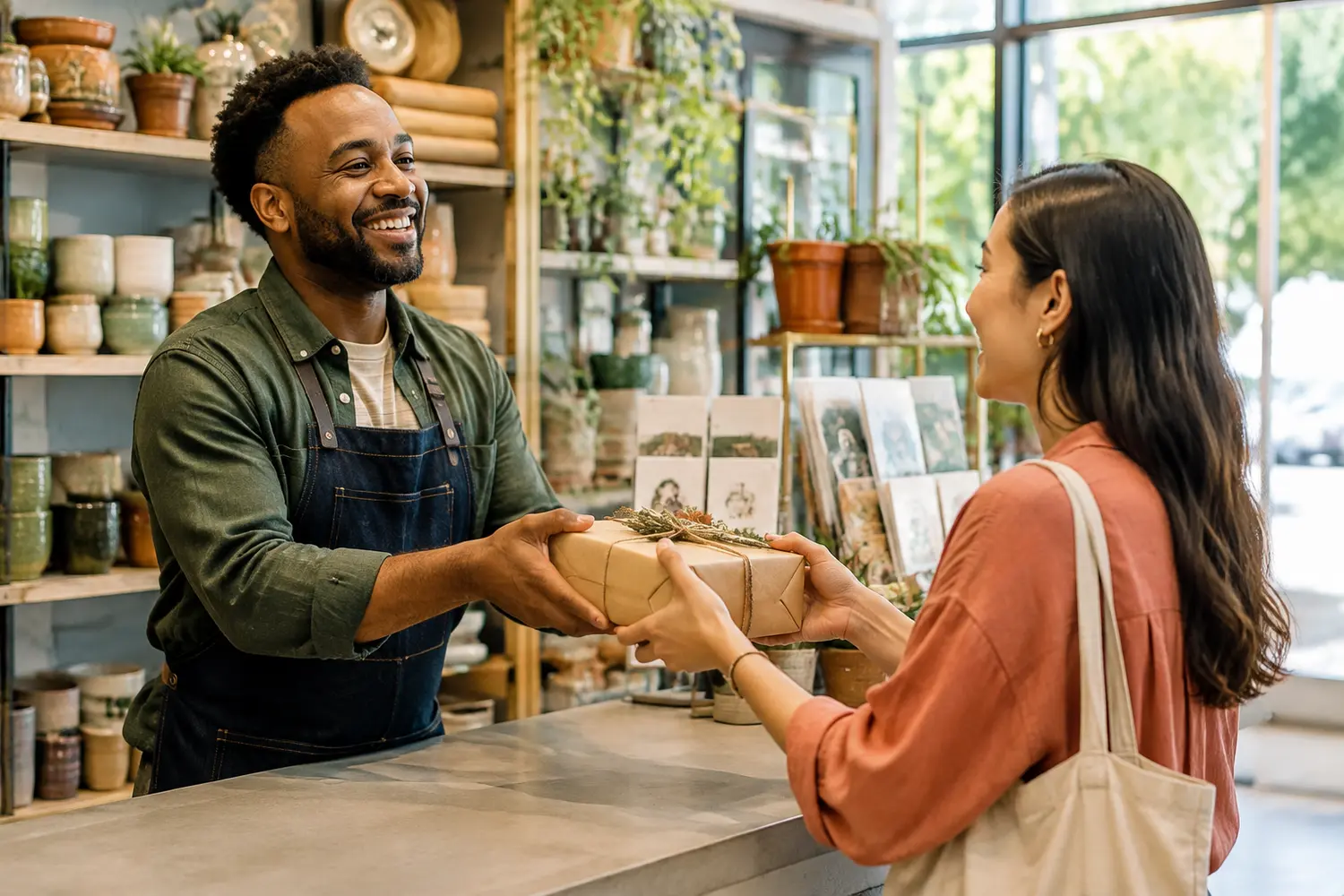 Customer with remembered campaign history